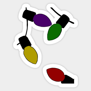 Christmas Lights Sticker